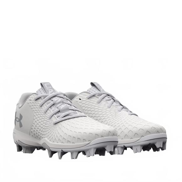NEW UNDER ARMOUR women's glyde two rm softball cleat in white - Picture 1 of 3